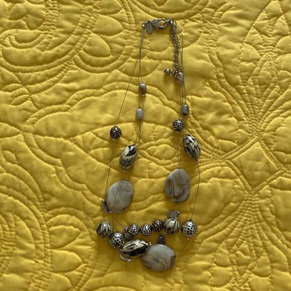 Jewelry - Chico’s 3 strand Beaded Necklace